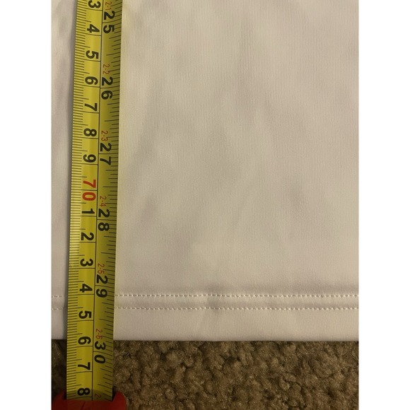 TYR Apparel Short Sleeve Collared Polo Shirt Embroidered Logo White Large JBHS - Picture 6 of 10